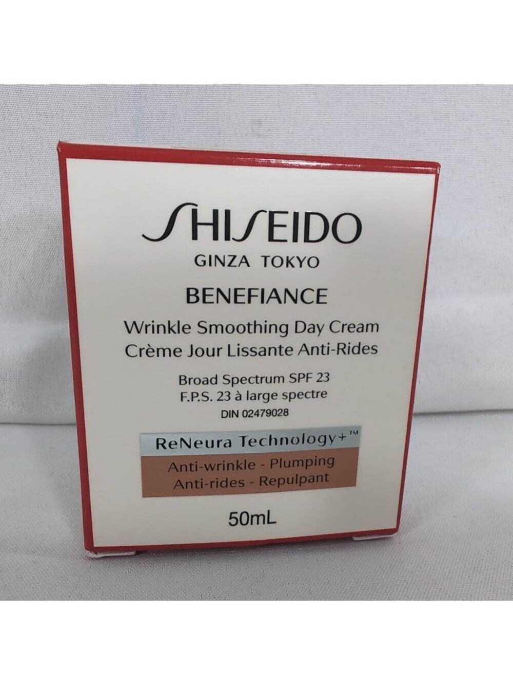 Shiseido Benefiance Wrinkle Smoothing Day Cream Anti-Wrinkle 50ml SPF 23 NEW 1.7